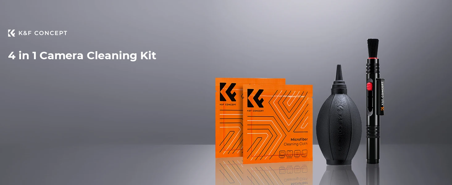 Description Picture 3 of itemK&F Concept 4 In 1 Camera Cleaning Kits Air Blower Cleaning Pen And Cleaning Cloth*2 for Camera Lenses/Filters/Optics Equipment
