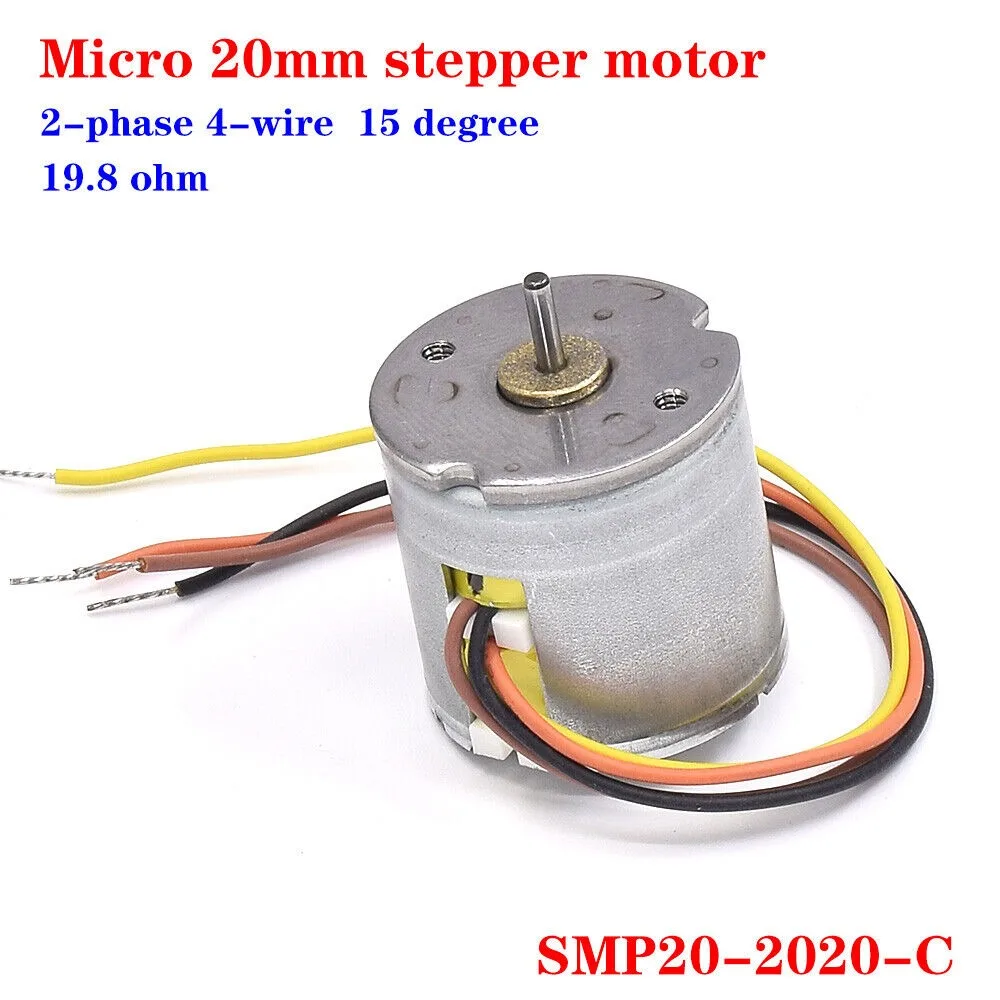 Stepper Motor NMB SMP20--C DC 12V-24V 20mm Mini 2-phase 4-wire Stepper Motor