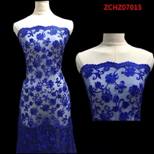 

Gorgeous African embroidery Embroidered lace Senior Ankara Tulle Mesh Lace Fabric suitable for ladies dress sewing ZCHZ07015