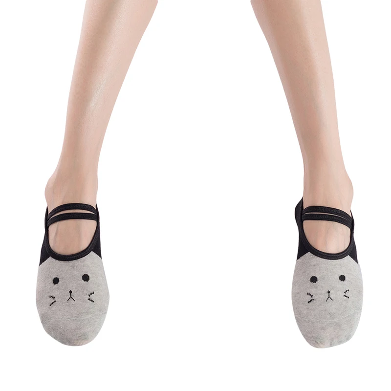 Women High Quality Bandage Yoga Socks Anti-Slip Quick-Dry Damping Pilates Ballet Socks For Men Women Cartoon cat print Socks 10 S2bb632104d474929984323ca15b8885aX