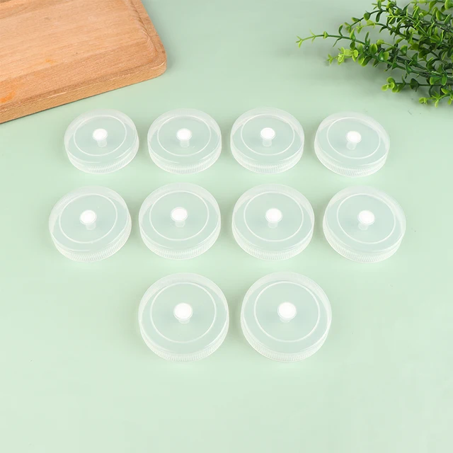 10 Darabos Szöveti Tenyésztési Palack Sapka Ellenálló Gomba Légmentesen Kupak Lélegző Speciális Sapkák Átmérője 53/63/70 Mm - Image 4