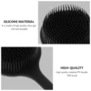 Silicone Long Handle Bath Brush Body Shower Scrubber Back Multifunction Massage Cleaning Scrubbers 3