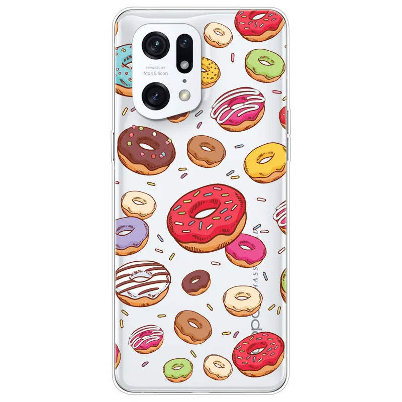 Transparent Soft TPU Silicone Phone Case with Clear Bumper - Lovely Design