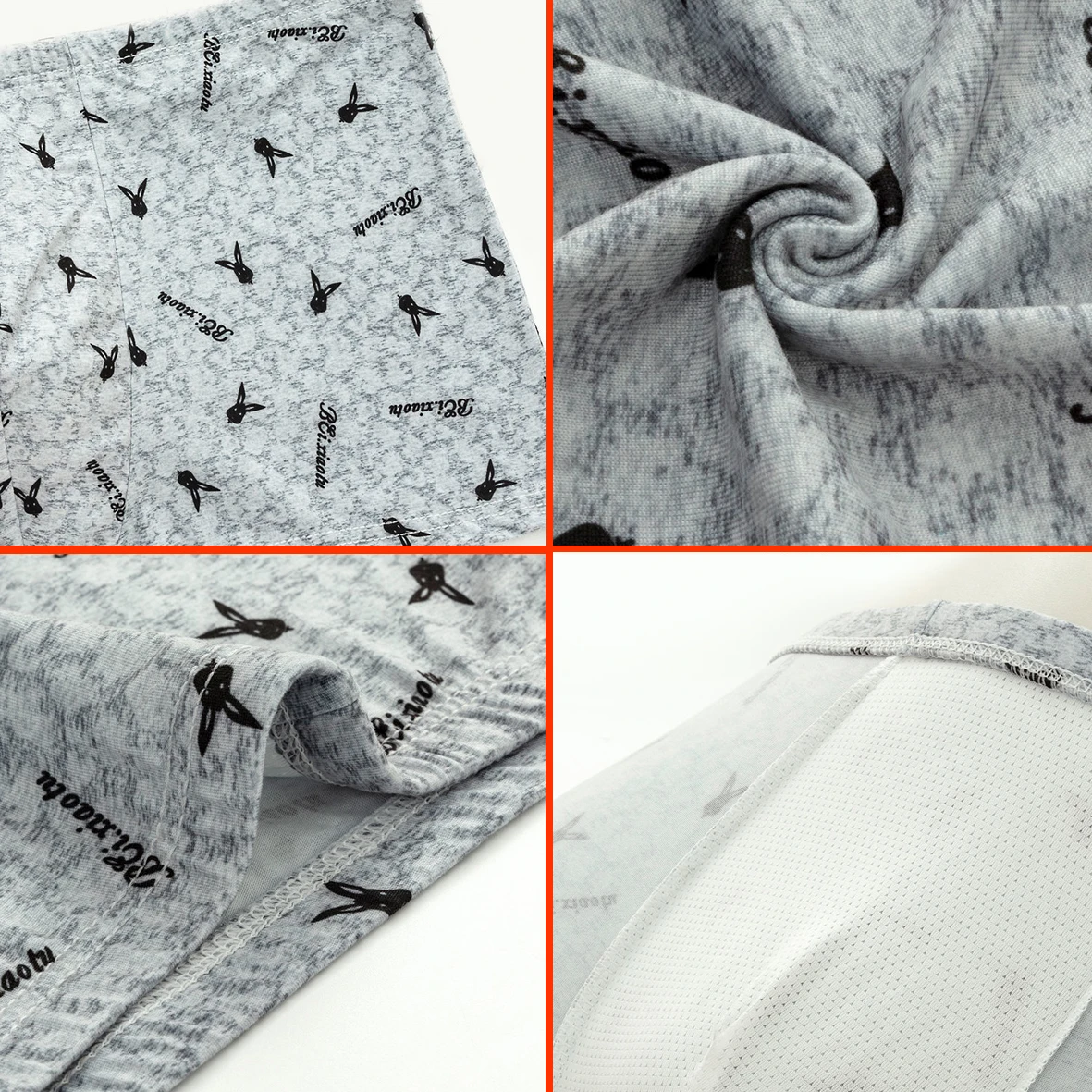 4pcs/Men's Underwear  Antibacterial Underpants Milk Silk Panties Men Boxer Shorts Moisture Absorbent Elastic Hombre Calzoncillos