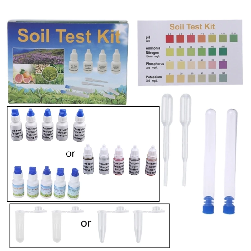 

Soil PH Test Solution Phosphorus N1 Nitrate P1 Potassium K2 Extractant