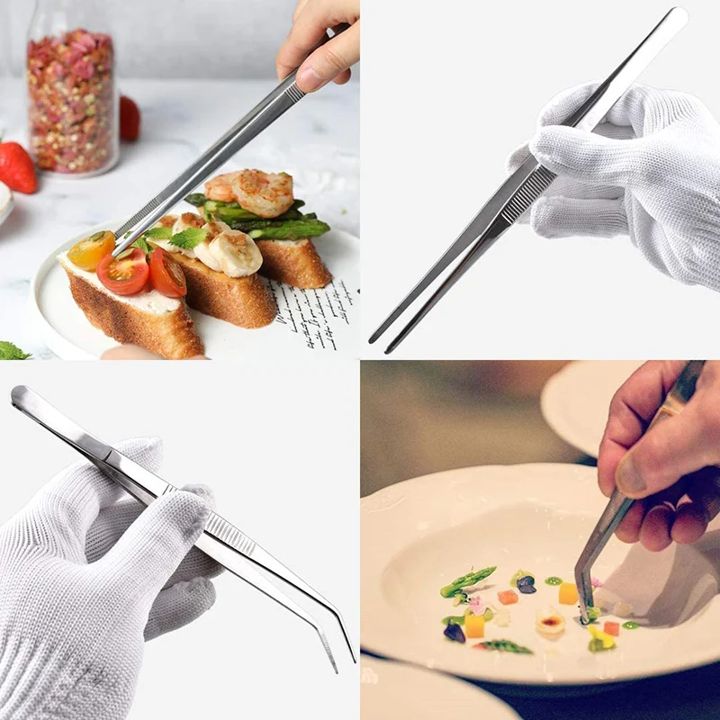 Pinzette In Tanio MaAnt, Antistatiche, Piccole, A Forma Di