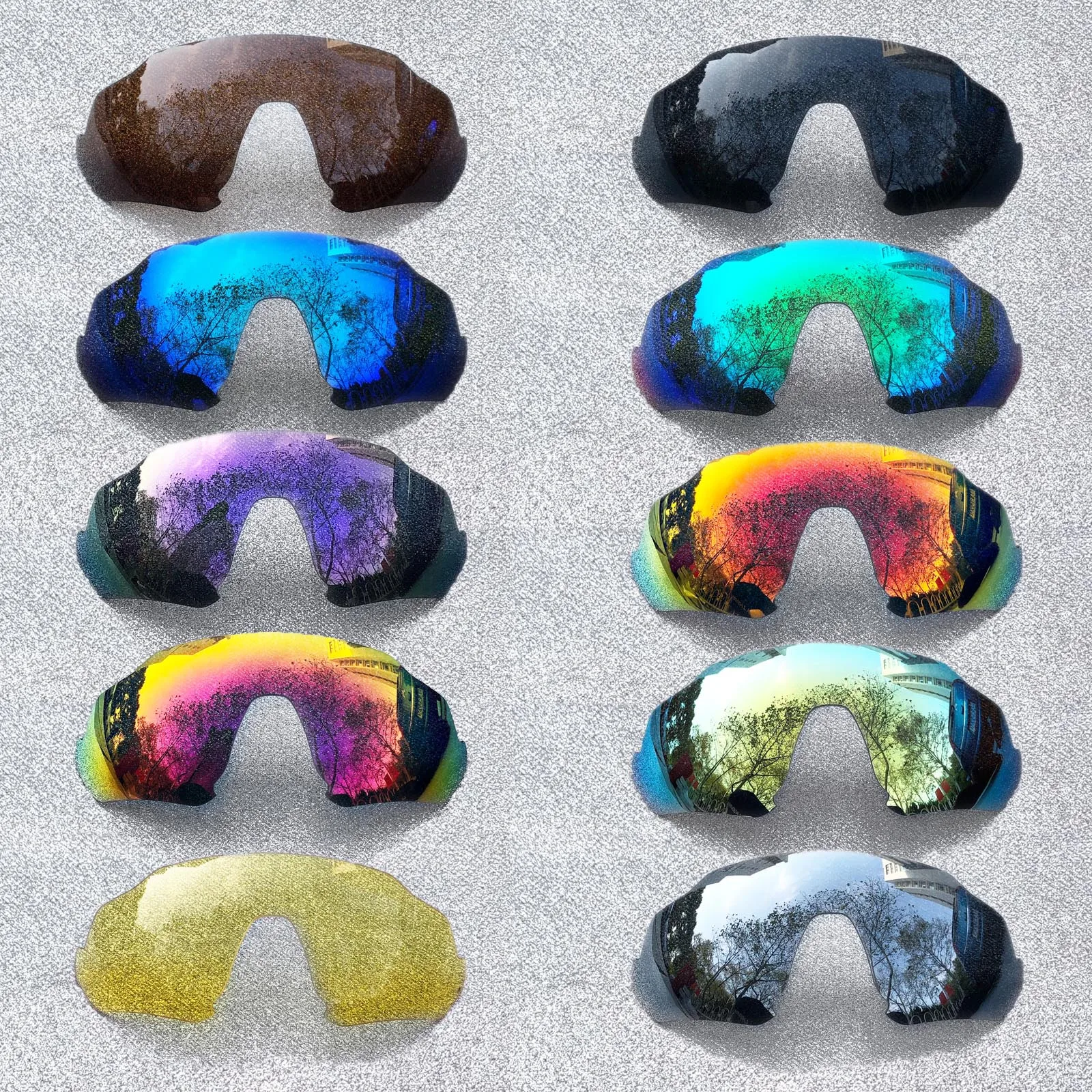 Lenti Di Ricambio Polarizzate Hdtac Per-Oakley Flight Jacket Oo9401 Occhiali Da Sole Opzioni Multicolori