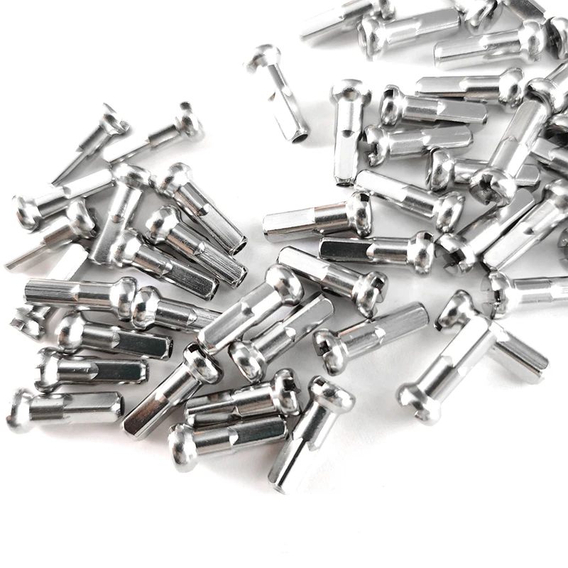 Bicycle Parts Bike Accessories Bike Spokes Nipples 50Pcs/Set Brass Bicycle Spoke Nipples 13G 14G 12mm 13mm 16mm for MTB Road Bikes