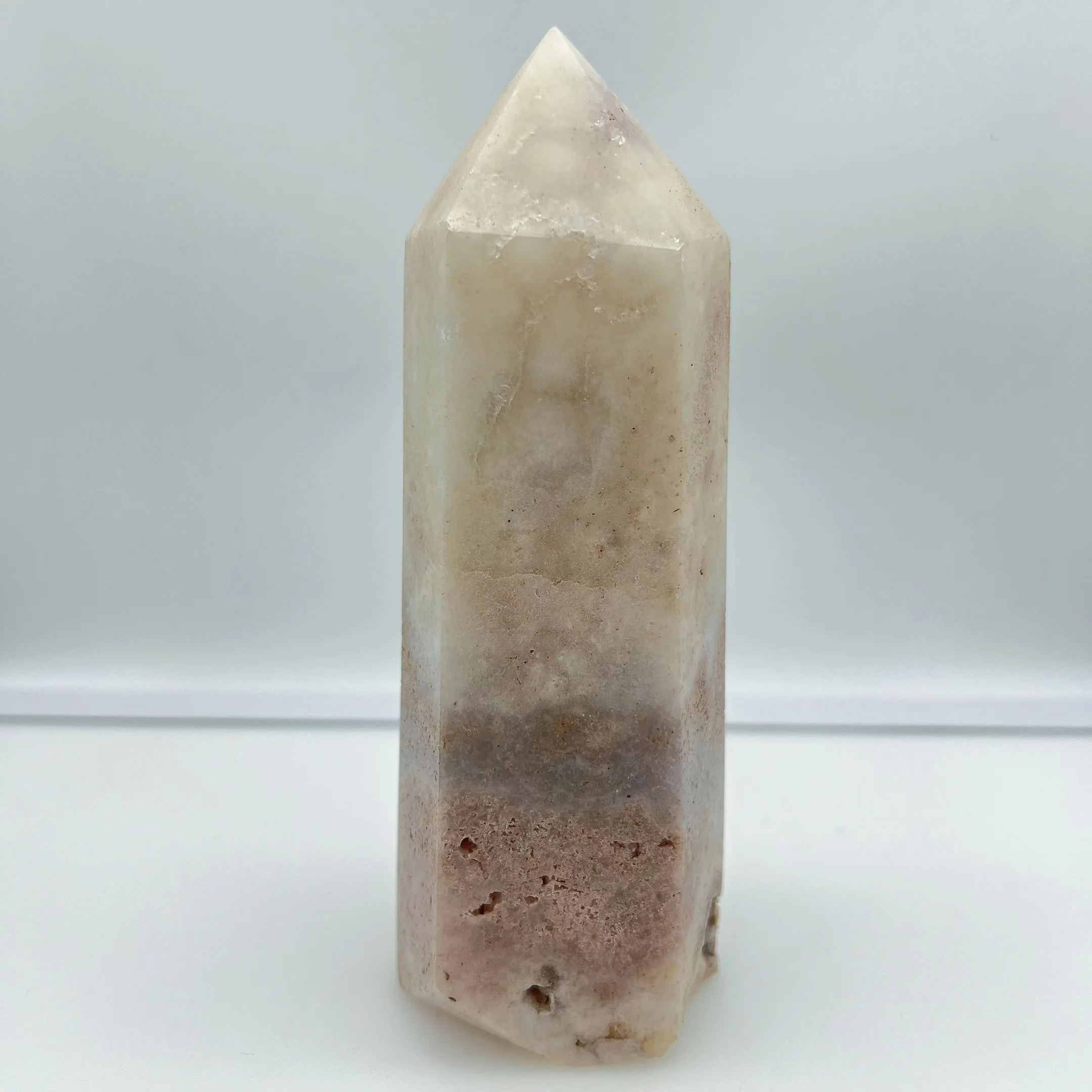 

Natural Pink Amethyst Crystal Tower Wand Point Mineral Room Decoration Stones Energy Spiritual Meditation and Healing Crystals​