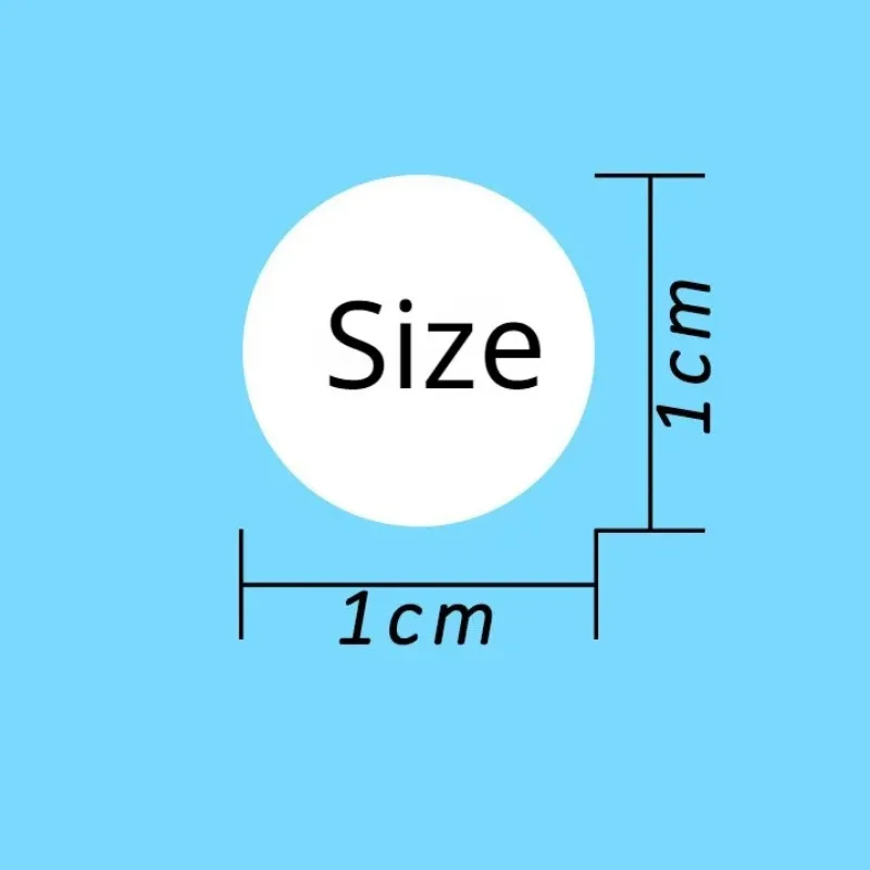Nail Stickers 1-500 Serial Circular Laser Waterproof Coded Album Label For Nail Polish Bottle Number 618