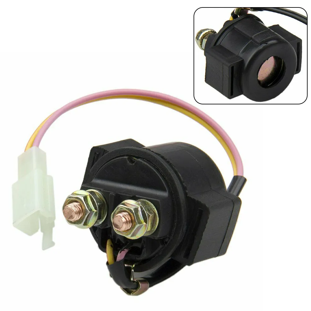 

For ATV Moped Go-Kart Starter Relay Solenoid With Ignition Coil Car Accessories Extra Long Wire Starter Relay 100% Brand New