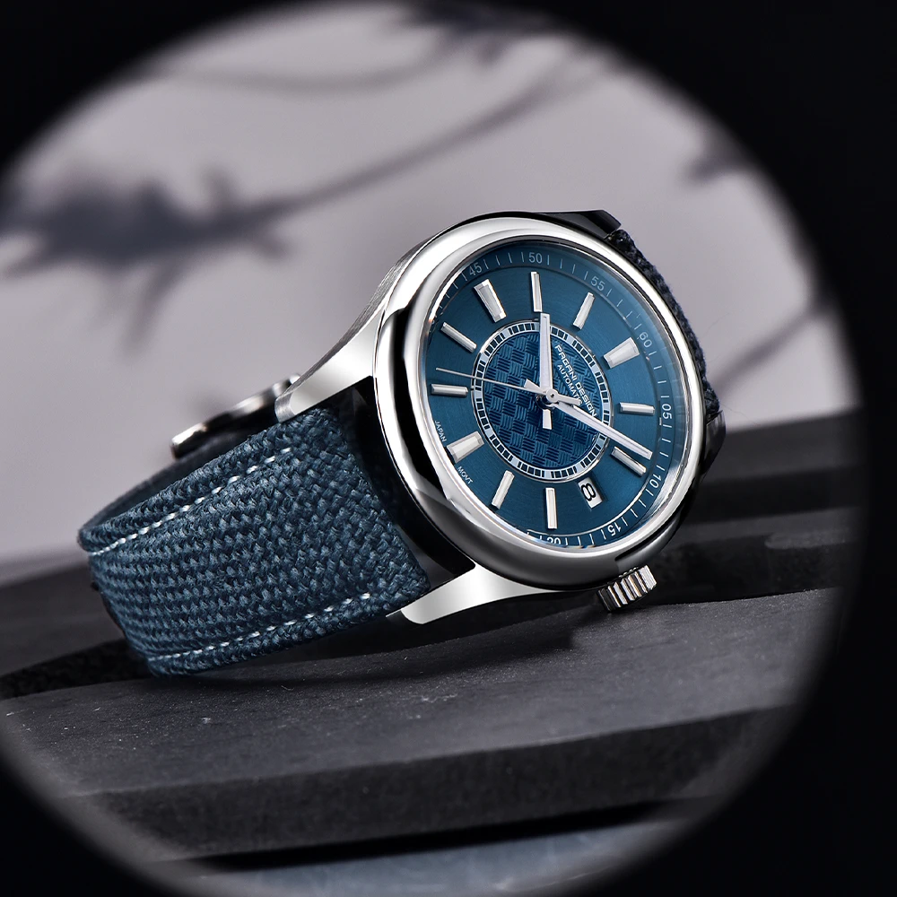 40mm Men Automatic Mechanical Watches NH35A Luxury Sapphire Stainless Steel 10Bar Clock Reloj Hombre