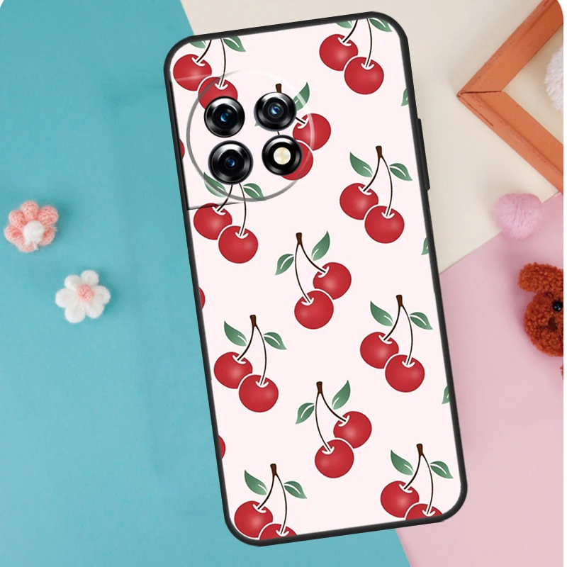 Black Pink Cherry Phone Case