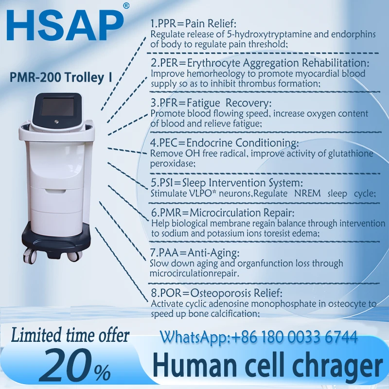 commercial human body pain relief machine multi-functional PEMF Whole body pulse magnetic therapy Improve microcirculation