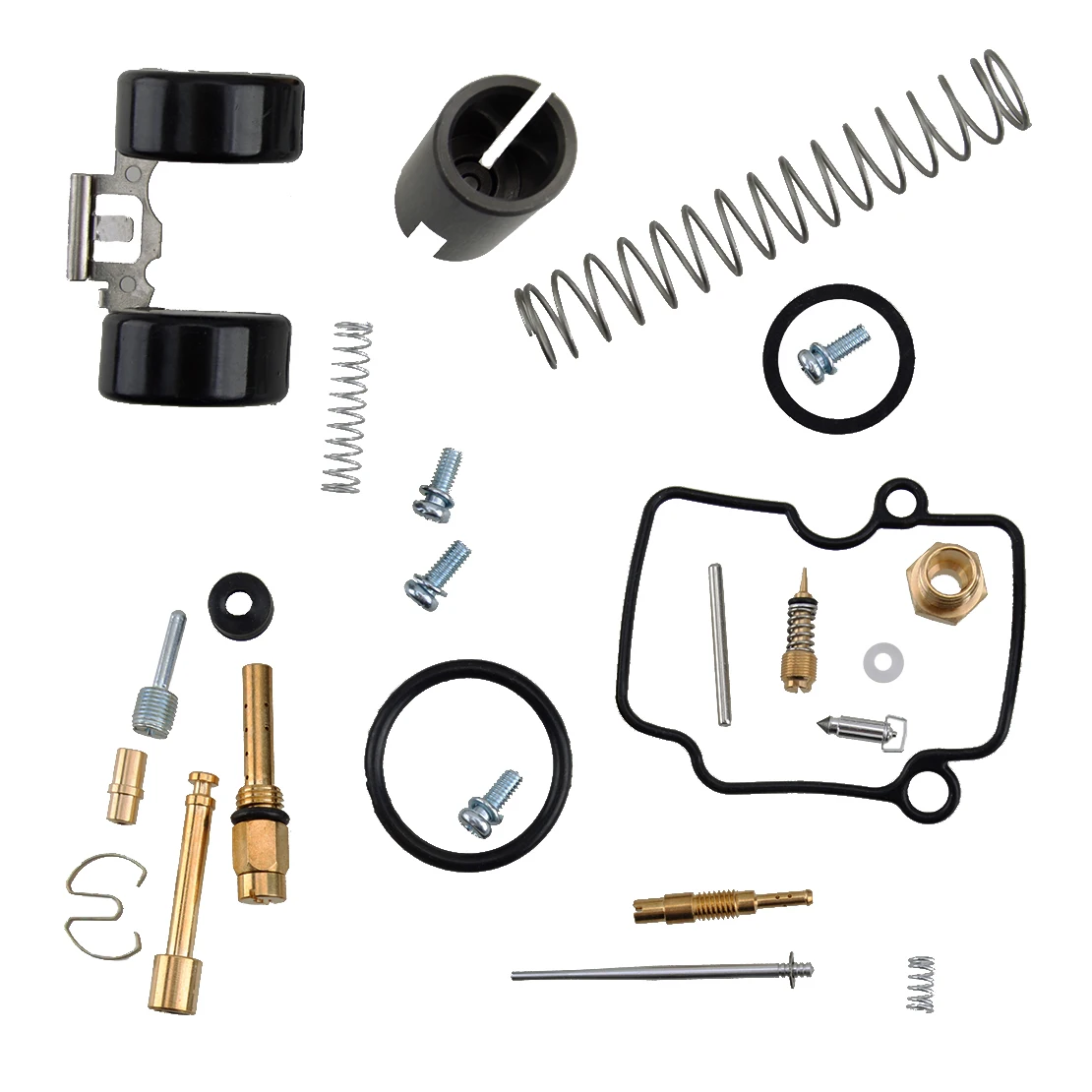 

Motorcycle Carburetor Repair Rebuild Kit Float Jet Slide Gasket Spring Valve O-ring Set Fit for Mikuni VM22