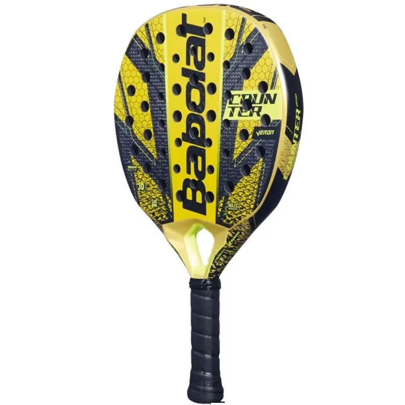 Padel Racket Carbon Fibre 3K 12K 18K EVA Soft Padel Paddle Round Shape Paddle Racket