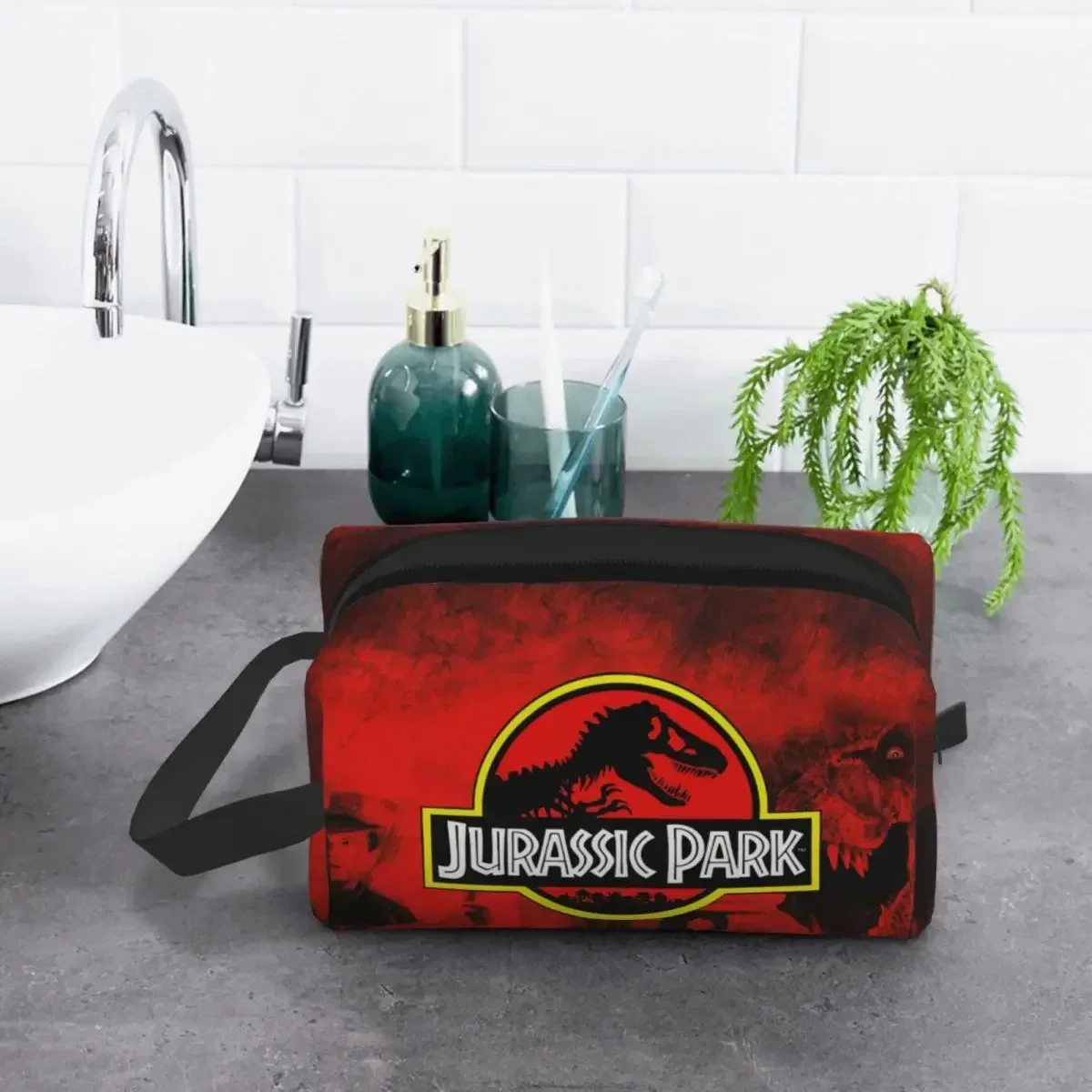 Travel Dinosaur World Jurassic Parks Toiletry Bag Portable