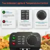 Deep Fryer, Electric Deep Fat Fryers with Baskets, 3 Liters Capacity Oil Frying Pot with View Window, ETL Certificated, 2