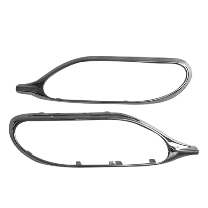 Car Chrome Rear Left Right Bumper Exhaust Pipe Cover Trim for Mercedes