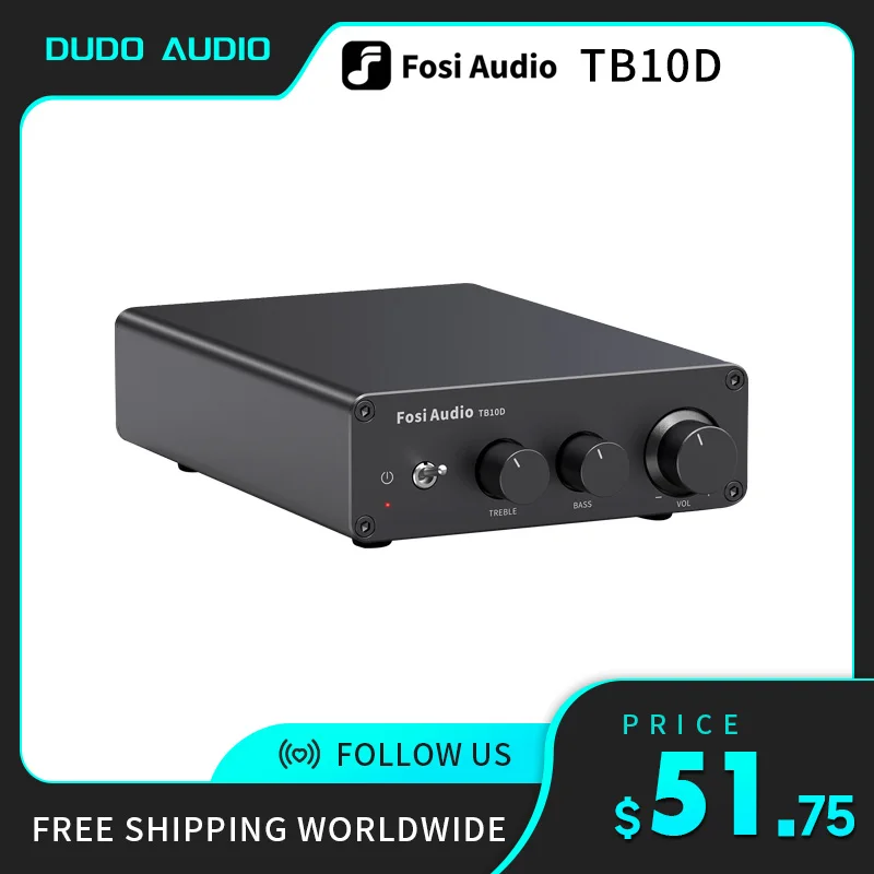 Class D Stereo Amplifier Fosi Audio TB10D Stereo-Verstärker - 600W