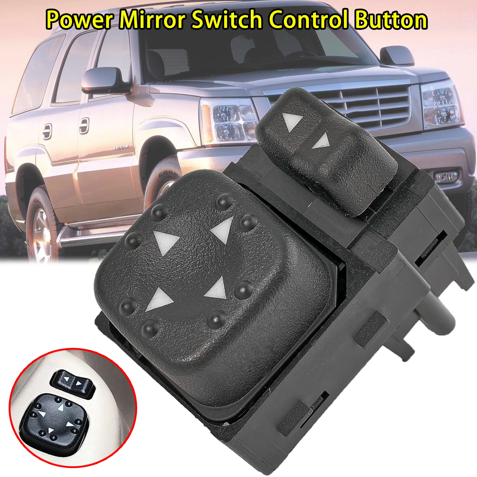 

Для Cadillac Escalade Chevrolet avalsilverado GMC Sierra 1500 2500 3500 Yukon XL автозапчасти Электрический зеркальный выключатель 15045085
