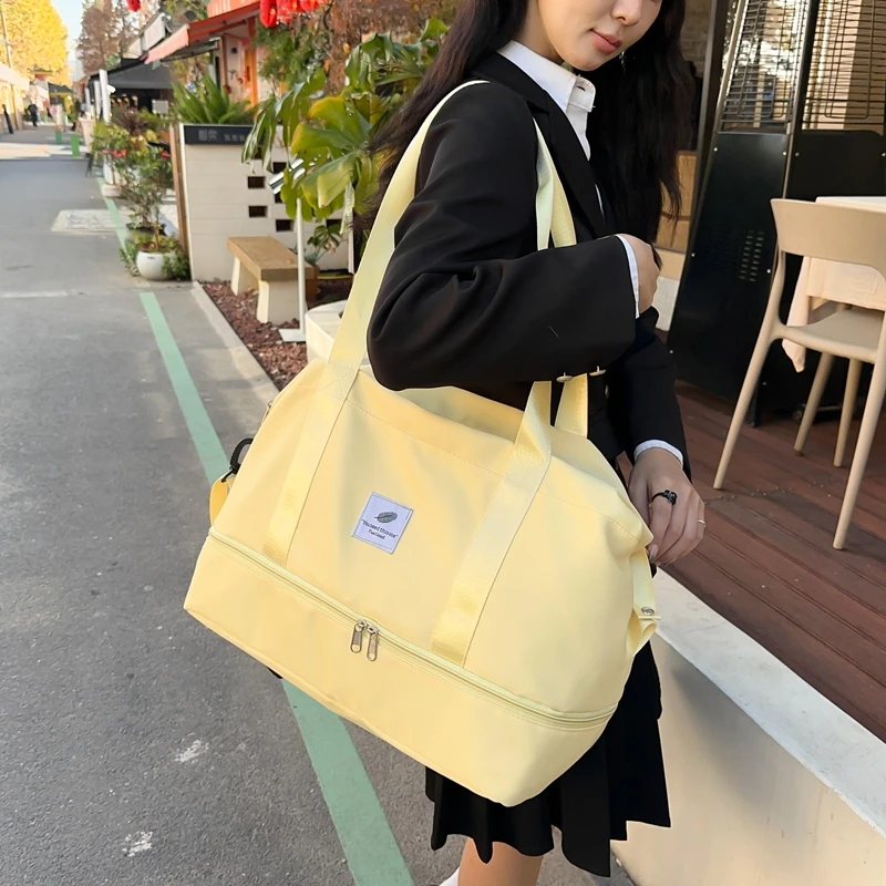 Waterproof Oxford Cloth Travel Bag Set Toilet Bag Brand Travel Handbag Women Large Capacity Shoulder Bag Sports Fitness Handbags