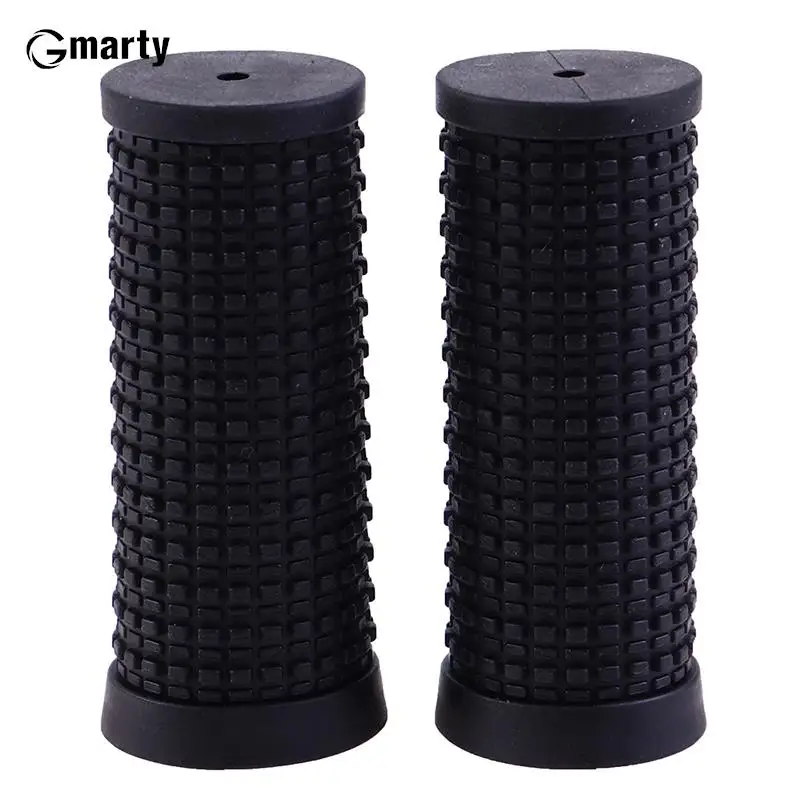 

2pcs Bicycle Rubber Slip On Short Handlebar Grips Non-Slip Handle Bar Bike Parts