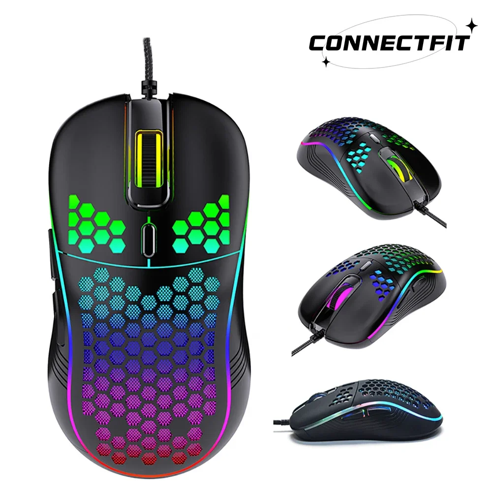 Mouse Da Gioco Cablato Usb Mouse Meccanico Mouse Con Luce Luminosa Usb Mouse Ottico Regolabile Per Pc Portatile Gioco Per Computer