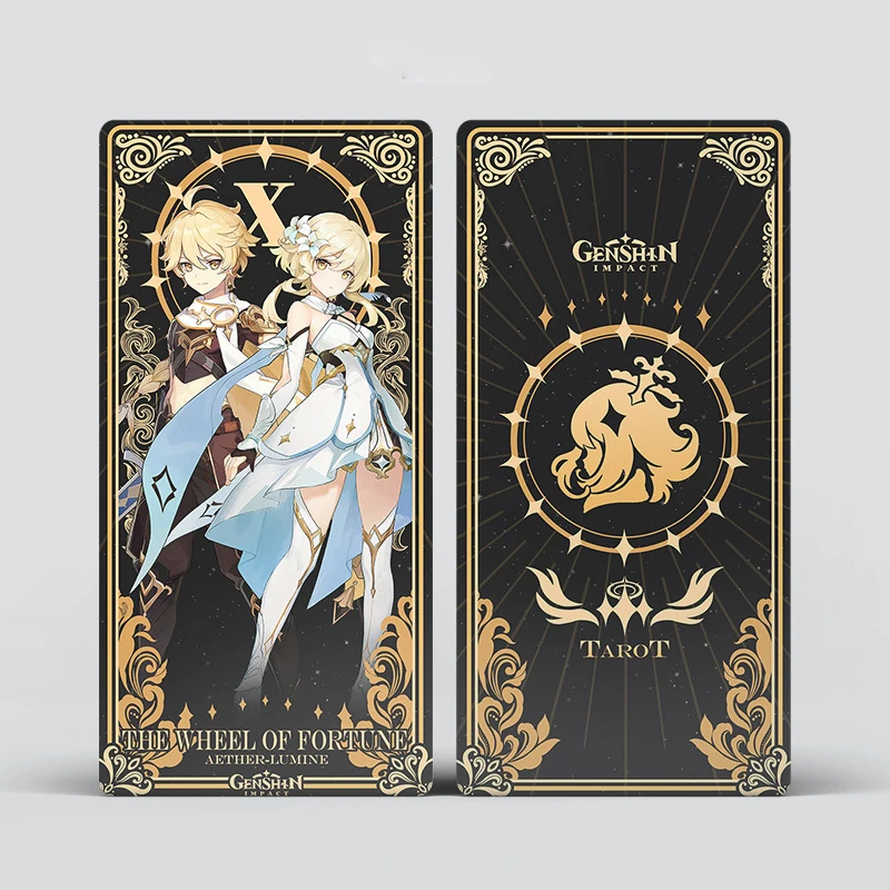 22Pcs Game Game Genshin Impact Tarot Card Yae Miko Raiden Shogun Kaedehara Kazuha Playing Card Cosplay Props Anime Tarot Card Ch 4