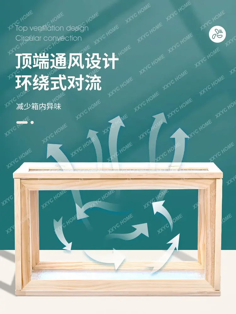 Acrylic Hamster Cage Panoramic Transparent Large Djungarian Hamster Feeding Box Nest Anti-Bite Oversized Villa