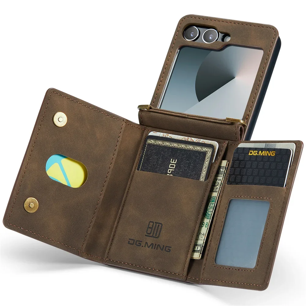 Premium PU Leather Shockproof Wallet Case with Card Holder & Kickstand