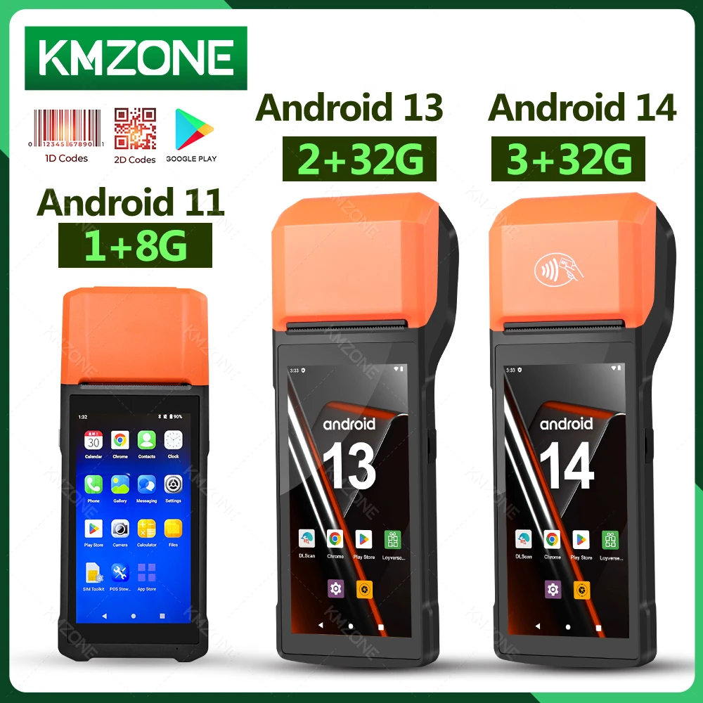 Android 11/13/14 PDA Terminal POS Machine Touch Screen