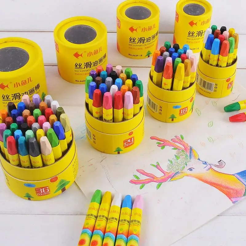 오일 파스텔 크레용  그래피티, 부드러운 오일 페인트 브러시 배럴, 학교 미술 ..