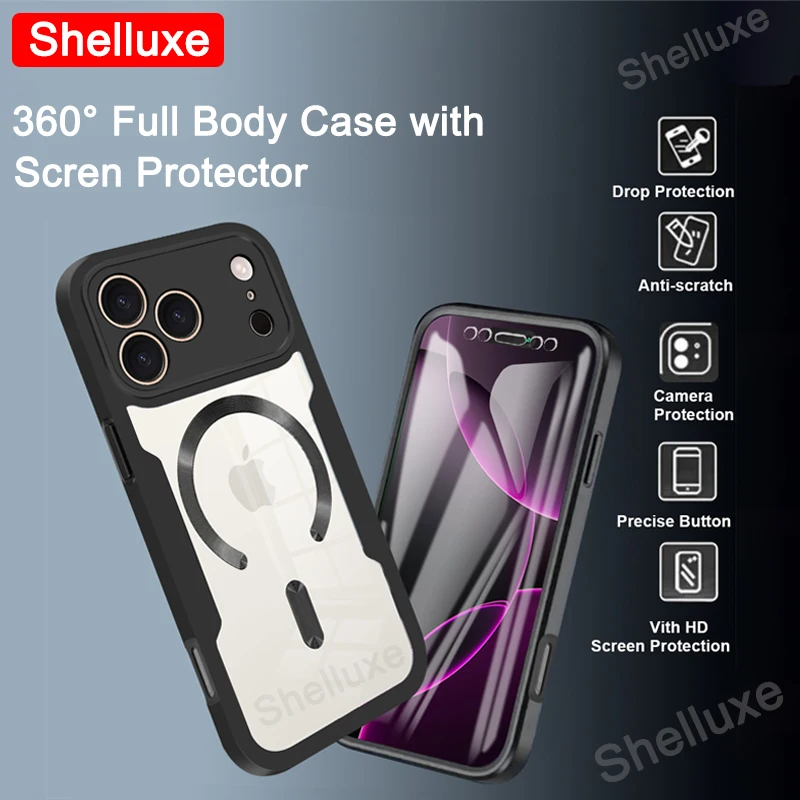 360 Full Body Screen Protector Front Back Double-Sided Phone Cover