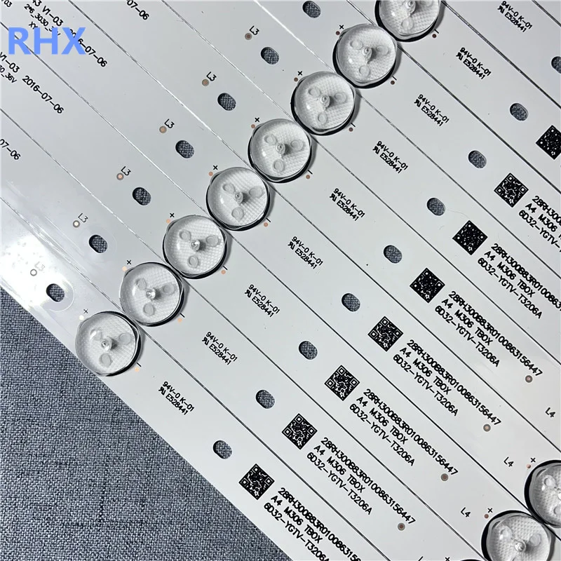 6LED LED backlight strip for 32 inch JL.D32061330-081AS-M E348124 MS-L1343 L2202 L1074 V2 2-6-3030-300MA-36V