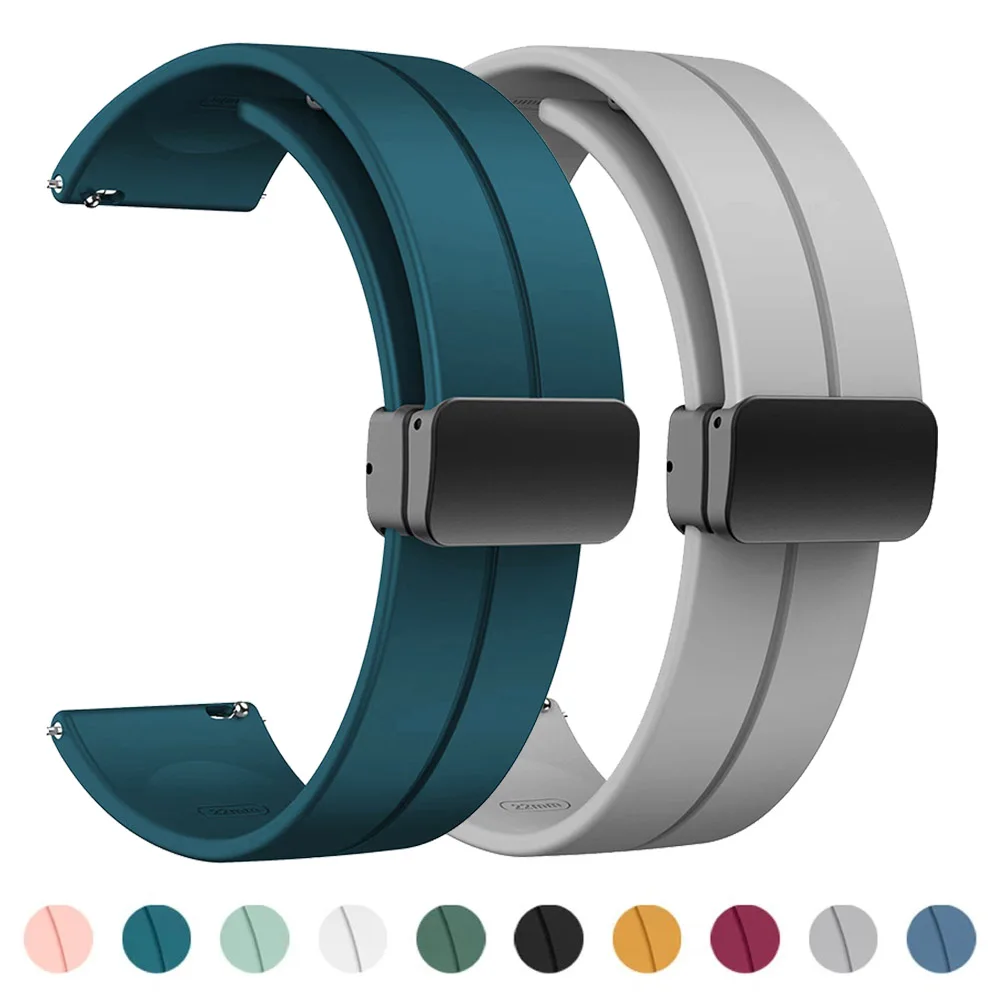 Magnetic Buckle Silicone Watch Strap - Gear S3 Frontier/Classic