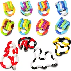 Fidget Twisting Sensory Toy Set for Stress Relief and Fine Motor Skills Enhancement (3pcs Random)