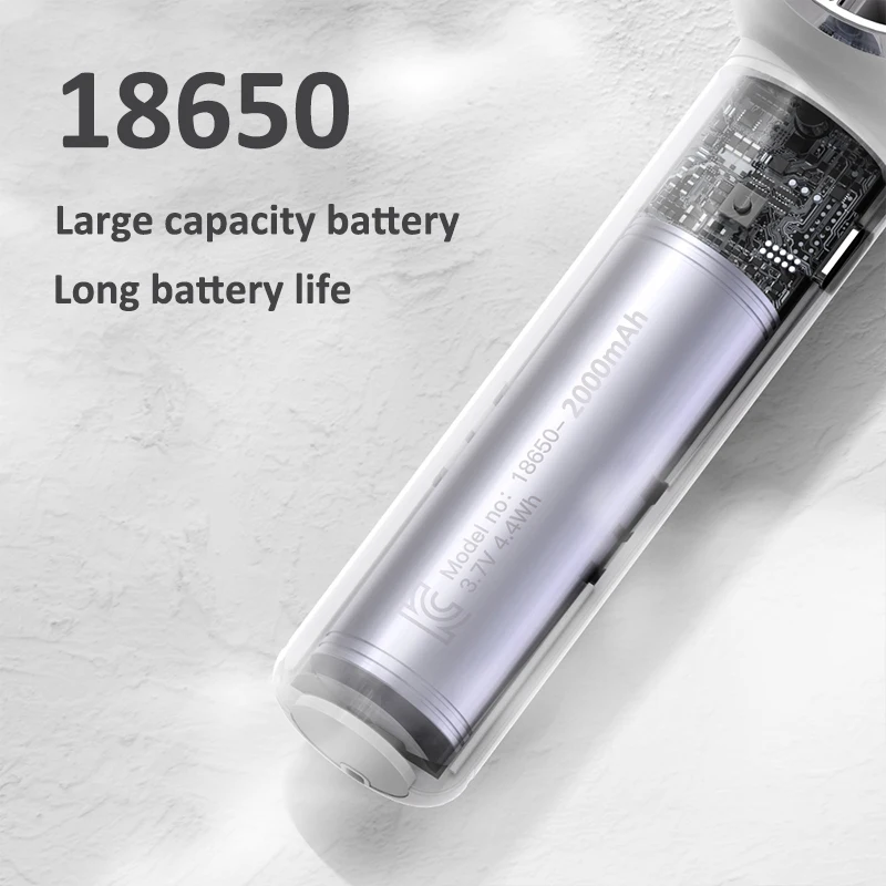 Handheld Fan USB Rechargeable Silent Small Fan Cooling 2000mAh Strong Summer Cooler Fan For Travel Outdoor Mini Fan Handy_voghion.com