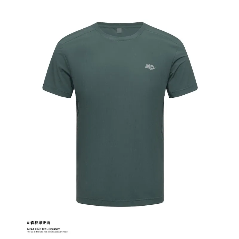 Short Sleeved t shirt Hjumping Sport Clothing Quick-drying  Breathable Elastically Sportswear 32 Count Pure Cotton Top