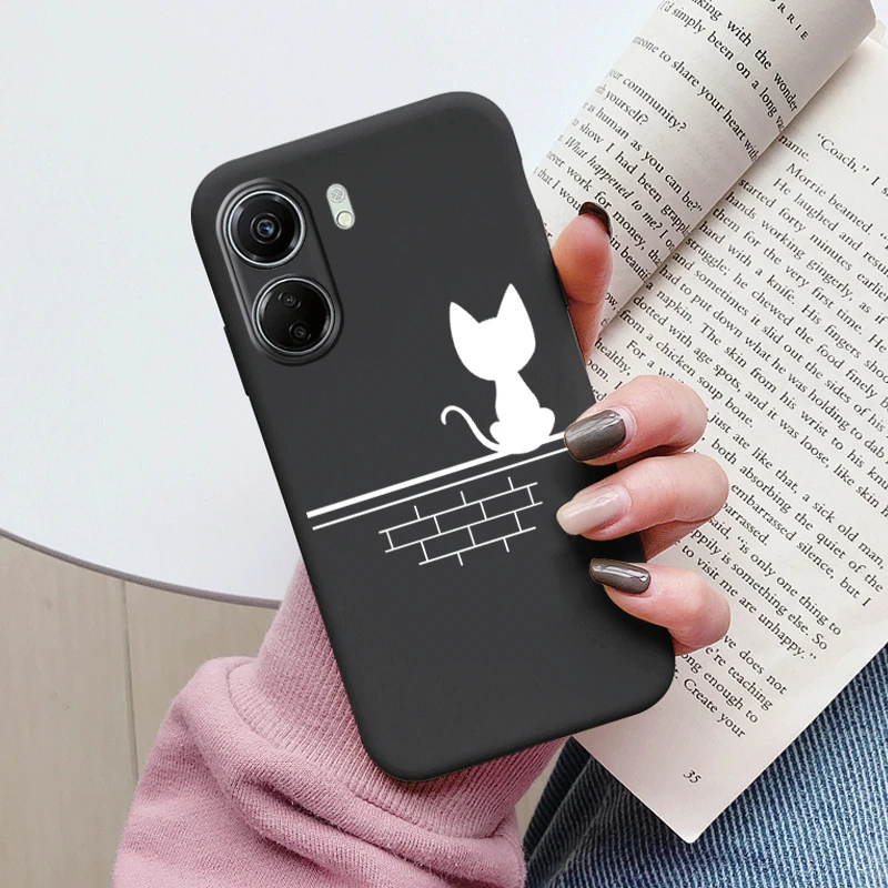 Silicone Soft TPU Protective Cat Design Phone Case with Little Dinosaur Shell