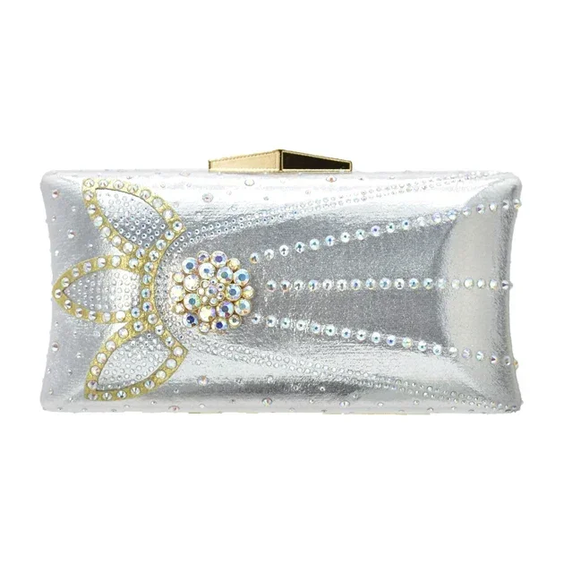 

Elegant Multicoloured Women Crystal Bags Evening Clutches Purses Party Cocktail Rhinestone Minaudiere Handbag