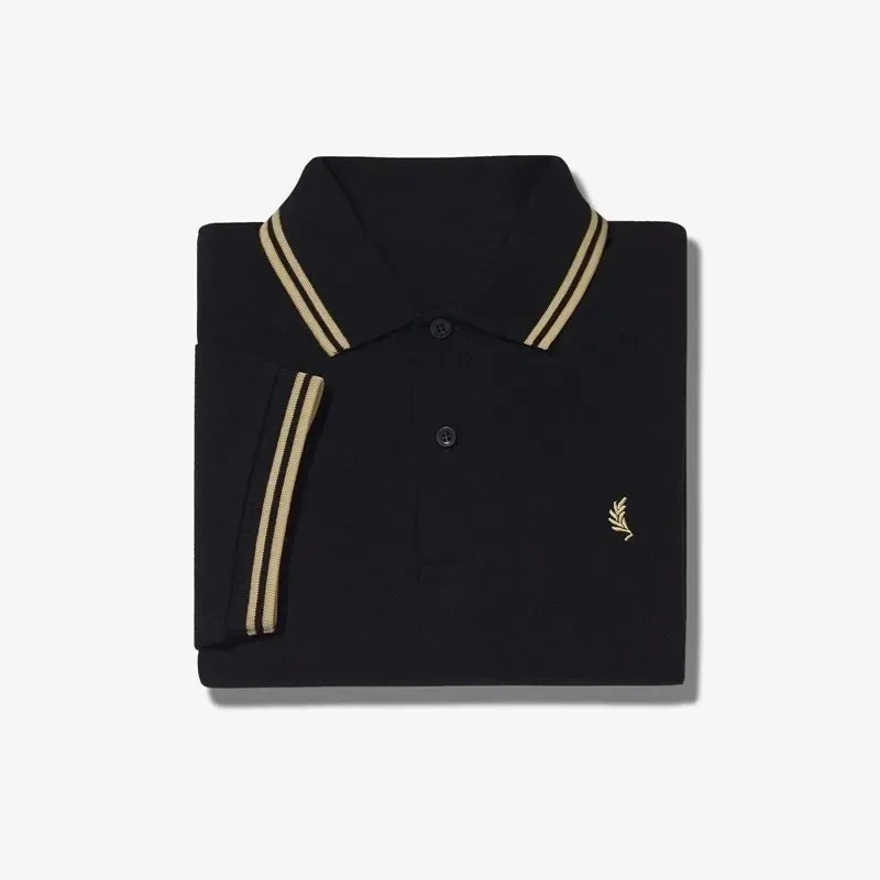 Business Casual striped lapel POLO Shirt Men's casual embroidered slim-fit summer T-shirt 7 S2bb8dc622b804f6cba06b0fad00095f2z