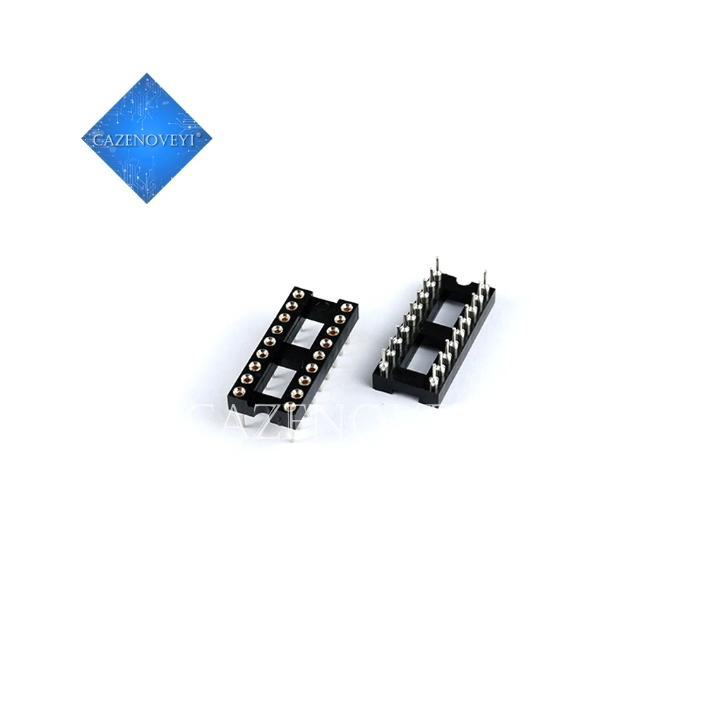 Pack of 5 Round Hole IC Socket Connectors – Various Pin Configurations