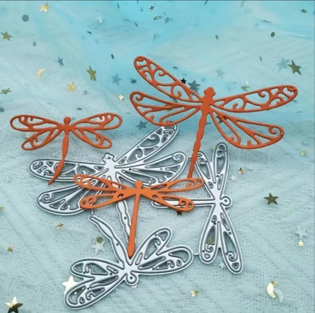 1pc New Dragonfly metal cutting dies For DIY Scrapbooking Decorative Embossing Handcraft Die Cutting Template Mold