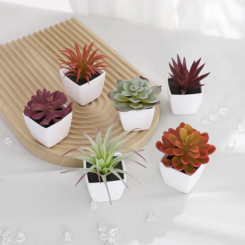 Mini Artificial Succulent Set 8 Mini Artificial Succulent Set 8