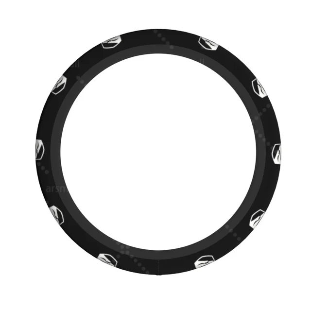 G.I.JOE Logo Car Steering Wheel Cover Anti Fouling and Anti Slip Protective Cover 14.5-15 Inches 3