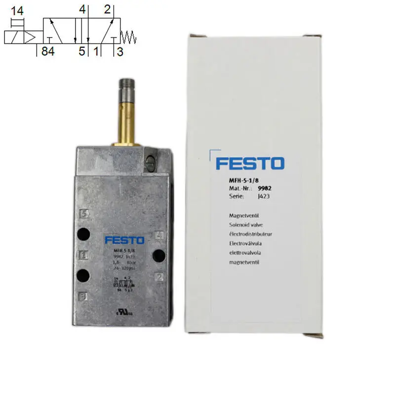 

New In Box FESTO MFH-5-1/8 9982 Solenoid Valve