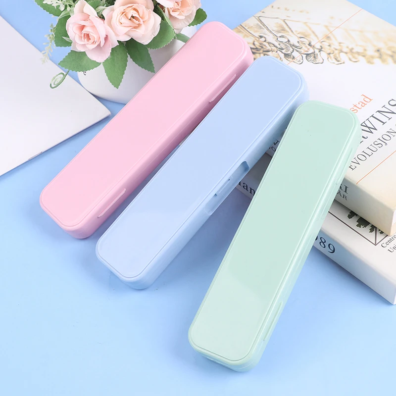 Travel Outdoor Reusable Transparent Cover Wheat Straw Slot Design Cutlery School Tableware Box Set With Storage Bag tableware storage box