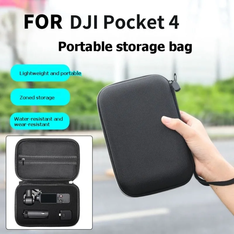 DJI Pocket 4용 풀 미니 보관 가방 DJI Pocket 4 액세서리용 여행용 방수 보호 운반 케이스 핸드백 박스