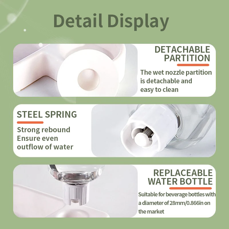 1PC Cat Bowl Pet Automatic Water Dispenser Pet Food Bowl Dog Bowl